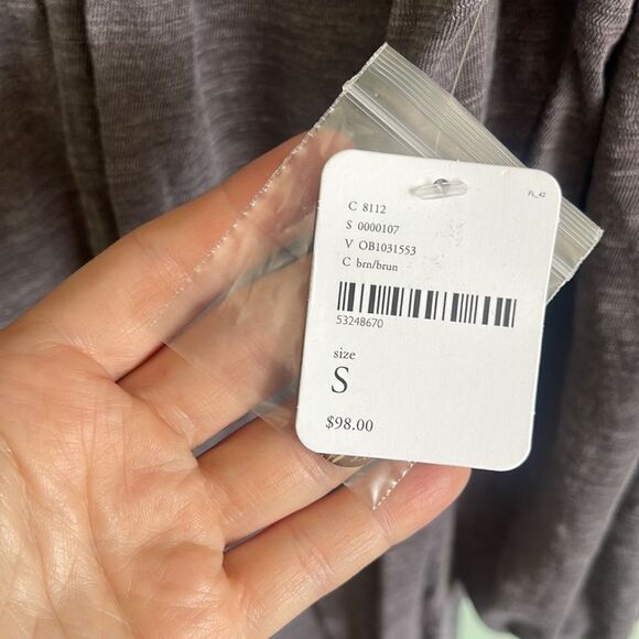 NWT Free People Long Sleeve Gray Maxi Cardigan Duster S - Picture 3 of 9